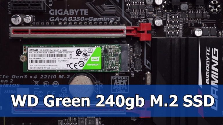 240gb WD Green SSD Sata M.2 2280 Review