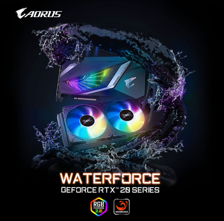 GIGABYTE Unveils AORUS GeForce® RTX 2080 SUPER™ WATERFORCE Graphics Card