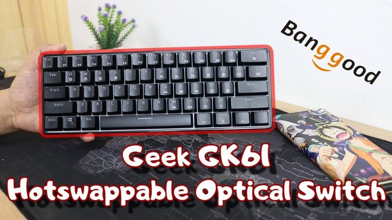 Geek GK61 60% Optical Mechanical Keyboard Review (Optical Gateron Red Switch)