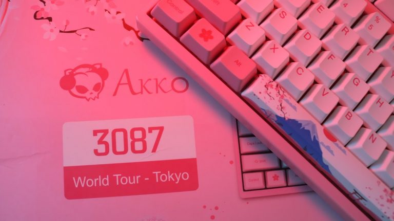 Akko 3087 World Tour – Tokyo 87 Keys Mechanical Gaming Keyboard (Pink Switch) – Review