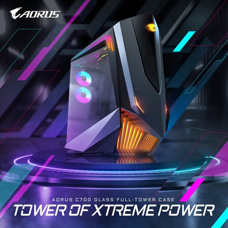 GIGABYTE Launches the New Full-Tower Case – AORUS C700 GLASS