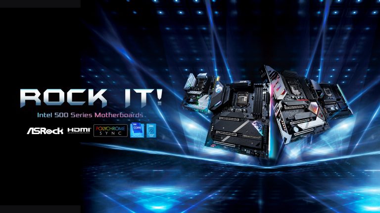 Rock It! ASRock Launches Full Range of Intel 500 Series Motherboards with Best-in-Class Features