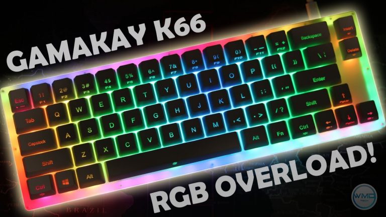 GAMAKAY K66 Hot-Swappable Mechanical Keyboard Review