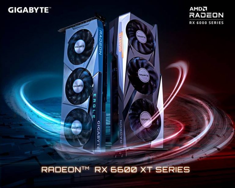 GIGABYTE Launches AMD Radeon™ RX 6600 XT Series Graphics Cards