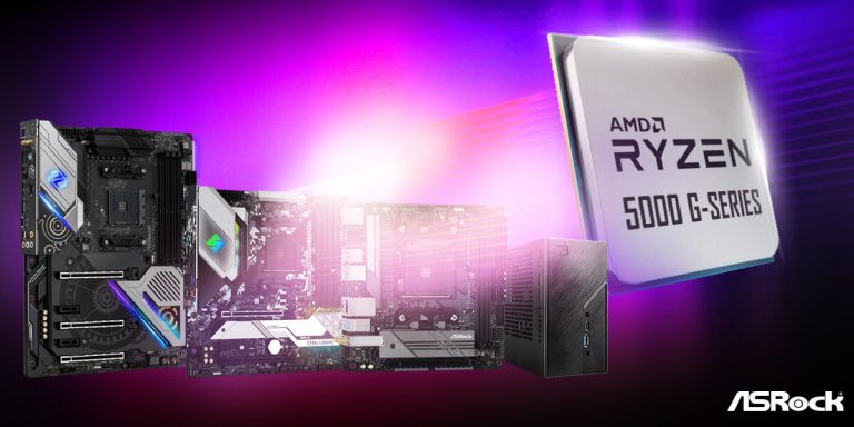 ASRock New BIOS Updates To Support AMD Ryzen™ 5000 G-Series Desktop Processors with Radeon™ Graphics