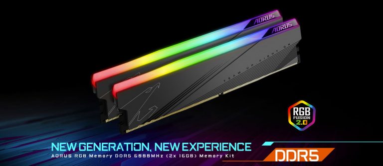 Brighten Your Memory Performance with AORUS RGB DDR5 6000MHz 32GB Memory Kit