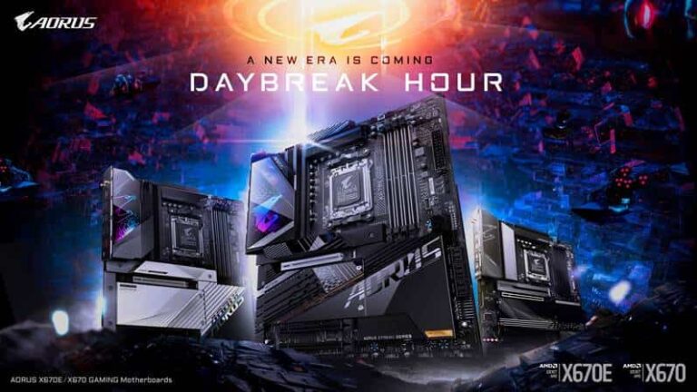 GIGABYTE Unveils AMD X670 Motherboards