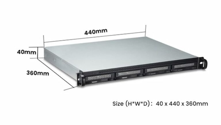 TerraMaster New 4bay Short Depth Rackmount NAS U4-423